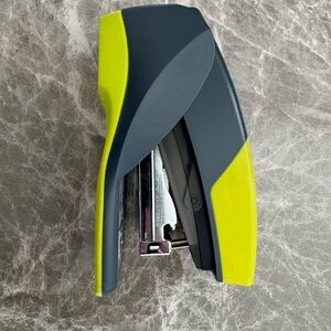 Two-Tone Stapler in Gray and Neon Yellow